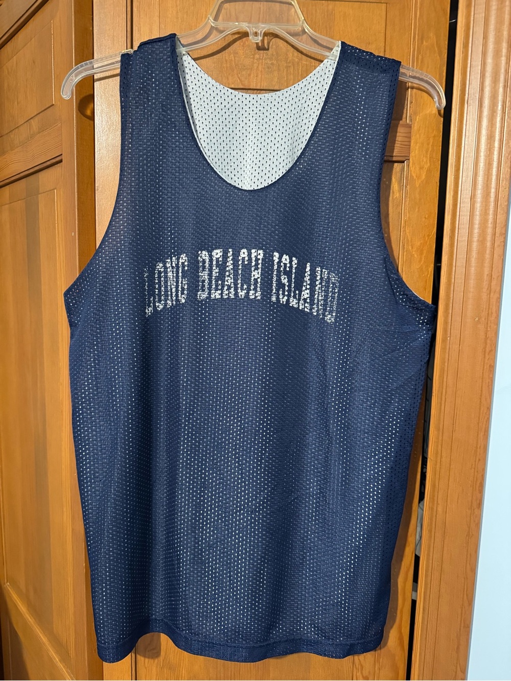 Navy Mesh Reversible Athletic Jersey - Long Beach Island